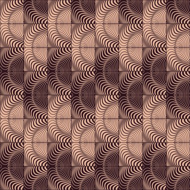 Vektör soyut vintage desen. Dalga arkaplanı
