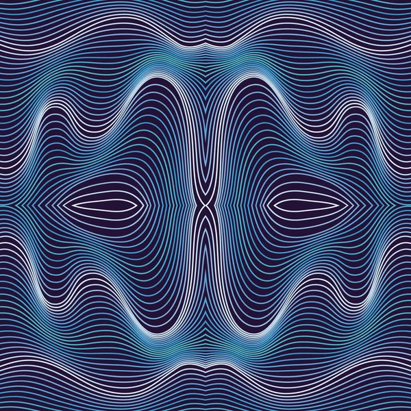 Vecteur ondes abstraites lignes fond — Image vectorielle