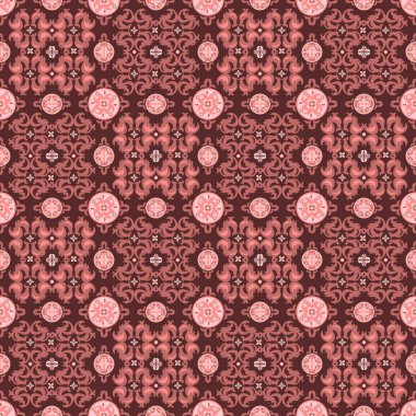 Soyut süslemeli yama pürüzsüz desen