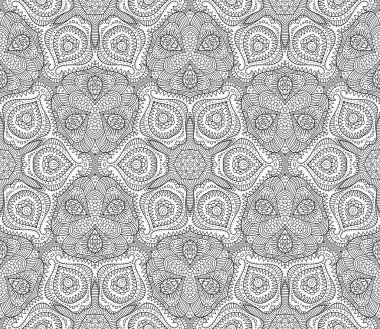 Etnik çizgiyi temsil eden el çizimi arka plan