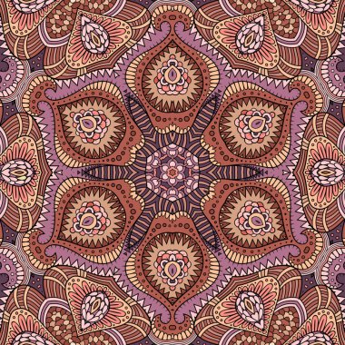 Vektör soyut etnik el çizimi arkaplan