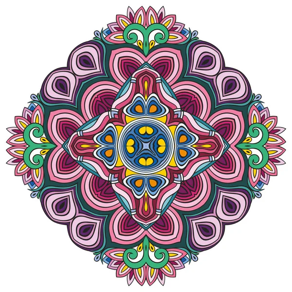 Illustration vectorielle décorative de fleurs ornementales — Image vectorielle