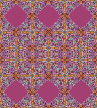 Vektör etnik süslemesel renksiz desen