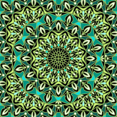 Vektör soyut ritmik geometrik ögeler şablonu