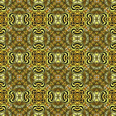 Vektör soyut modern çizgi film kusursuz desen