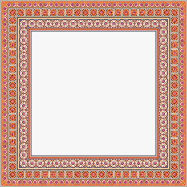 Vektör dekoratif etnik illüstrasyon