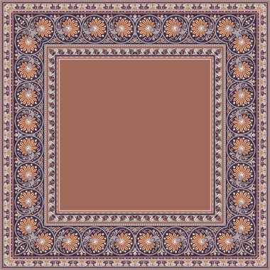 Vektör dekoratif etnik illüstrasyon