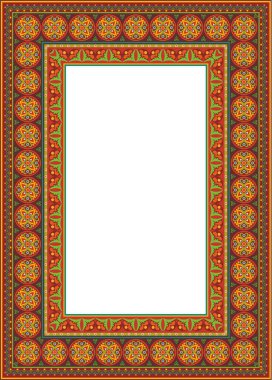 Vektör dekoratif etnik illüstrasyon