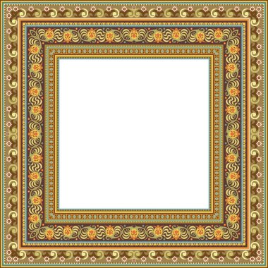 Vektör dekoratif etnik illüstrasyon