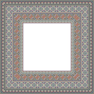 Vektör dekoratif etnik illüstrasyon