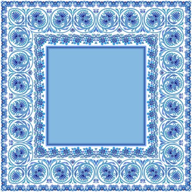 Vektör soyut dekoratif etnik süsleme