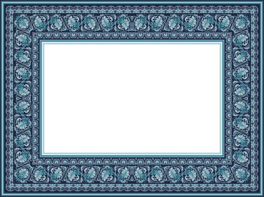 Vektör soyut dekoratif etnik süsleme