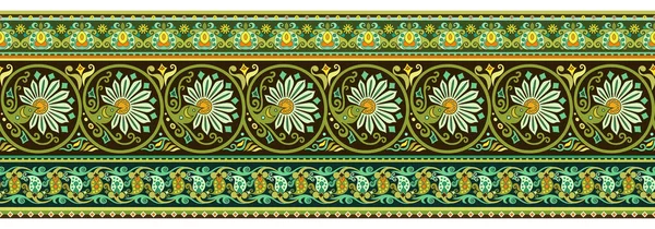 Abstraktes Streifenmuster, ornamentaler Hintergrund — Stockvektor