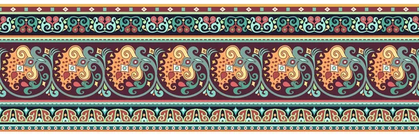 Patrón de raya abstracta, fondo ornamental — Vector de stock
