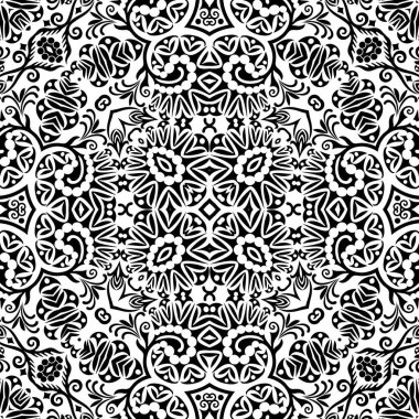 Vektör etnik el süslemeli arkaplan.