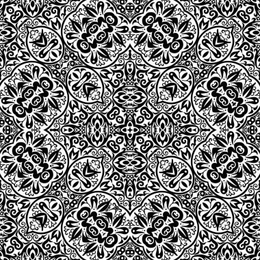 Vektör etnik el süslemeli arkaplan.