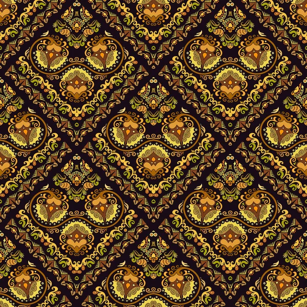 Padrão de sistema vetorial natural. Mosaico fundo —  Vetores de Stock