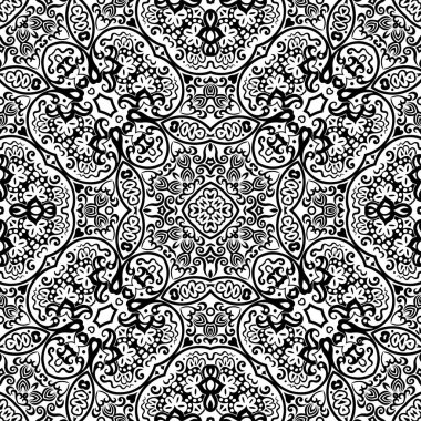 Vektör etnik el süslemeli arkaplan.