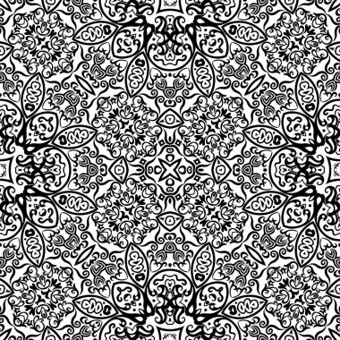 Vektör etnik el süslemeli arkaplan.