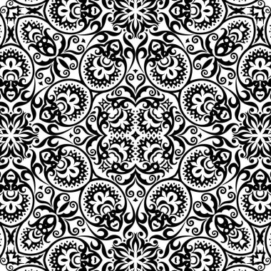 Vektör etnik el süslemeli arkaplan.