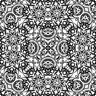 Vektör etnik el süslemeli arkaplan.