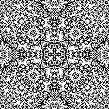 Vektör etnik el süslemeli arkaplan.