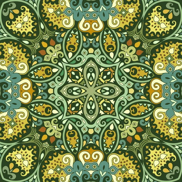 Vector de la naturaleza étnica ornamental fondo — Vector de stock