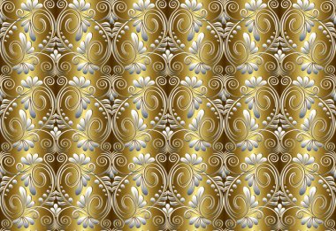 Modern hacimli çiçek süsleme arkaplanı