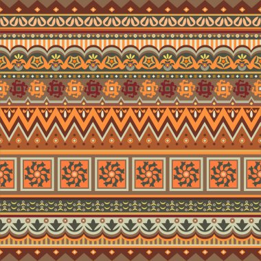 Soyut etnik çizgiler, vektör arkaplan