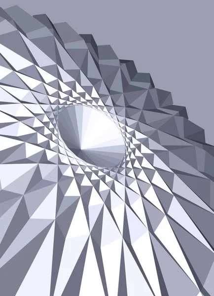 Abstract geometric optical illusion figure — Stock Vector