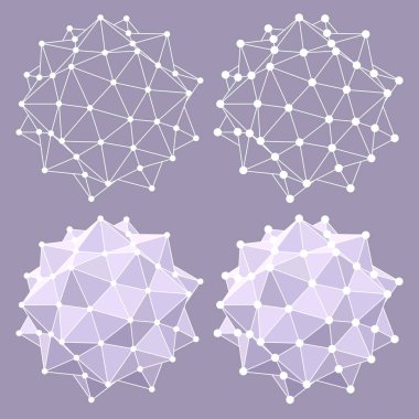 Üçgen efektli Vektör Çemberleri