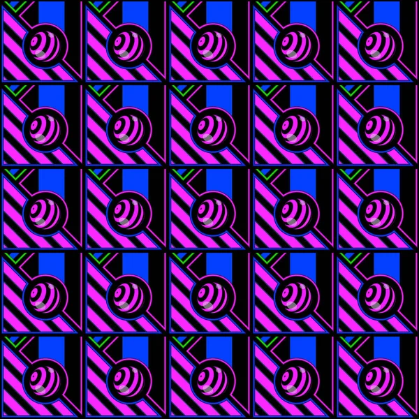 Абстрактний геометричний яскравий колір безшовний візерунок — стоковий вектор