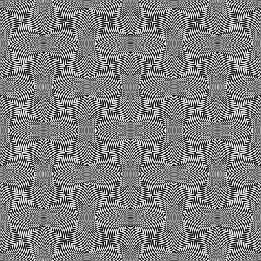 Bozulma etkisi olan vektör geometrik biçimler