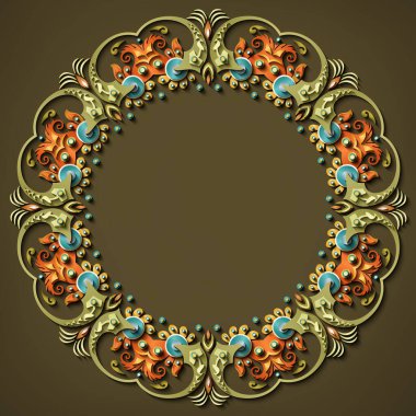 Vektör modern çiçek elementleri. 3d etkisi taklit