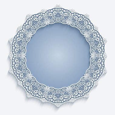 Soyut süs eşyası çerçevesi.