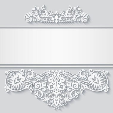 Vektör soyut süsleme doğa vintage çerçeve.