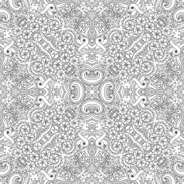 Vektör doğa çizgisi sanat el çizimi pürüzsüz desen