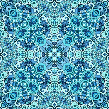 Vektör etnik el çizimi Renksiz desen