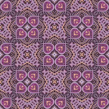 Vektör soyut etnik el çizimi arkaplan