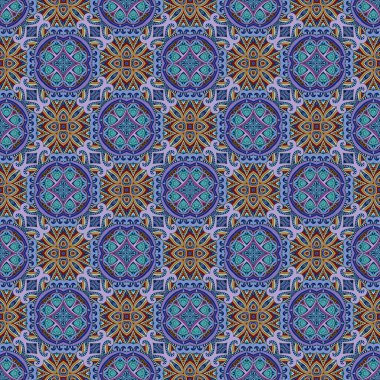 Vektör soyut etnik el çizimi arkaplan