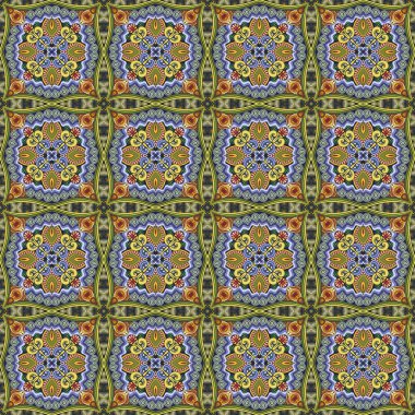 Vektör soyut etnik el çizimi arkaplan