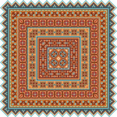 Vektör dekoratif etnik süsleme