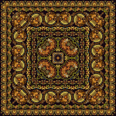 Vektör dekoratif etnik süsleme