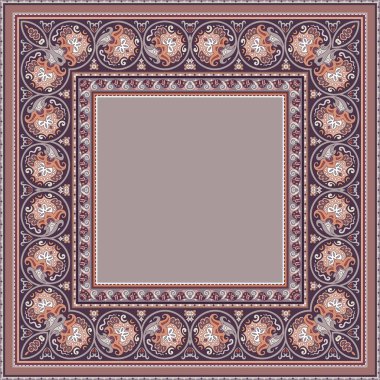 Vektör dekoratif etnik illüstrasyon