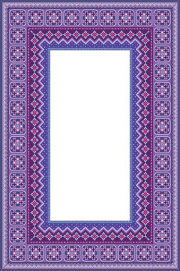 Vektör dekoratif etnik illüstrasyon