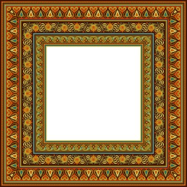 Vektör dekoratif etnik illüstrasyon