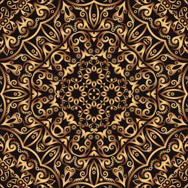 Vektör soyut etnik süsleme arkaplanı