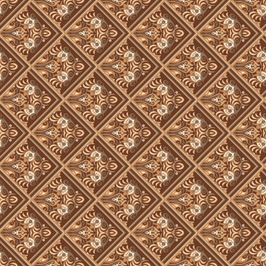 Vektör doğa yaması deseni. Mozaik arkaplan