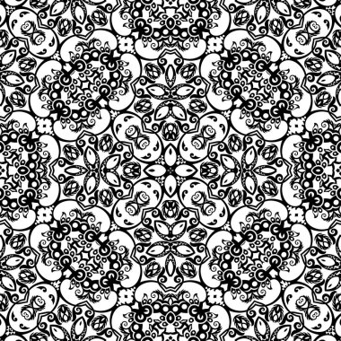 Vektör etnik el süslemeli arkaplan.