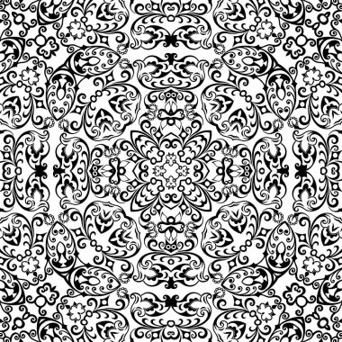 Vektör etnik el süslemeli arkaplan.